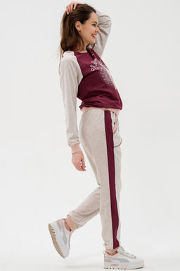 Костюм женский из футера Гамми бордо - Амадэль фото 18