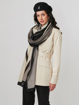 Большой, мягкий, тонкий и очень нежный двусторонний палантин - Tantino фото 4