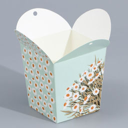 Цена за 5 шт. Коробка бонбоньерка, упаковка подарочная, Ромашки, 8?7.5?6 см см