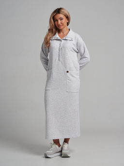 978 Платье "Меланж/серый"