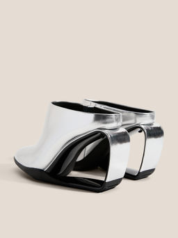 Ботильоны UNITED NUDE Mobius Mule Hi Артикул 4638796, серебряный