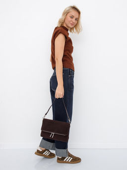 Сумка 8360F coffee Polina&Eiterou