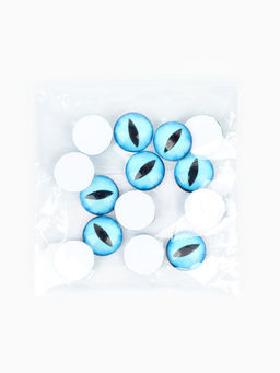 Цена за 9 шт. Глаза, набор 14 шт., размер 1 шт. - 1.6 см