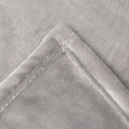 Плед Этель 130*175 см серый, 100% пэ, корал-флис, 300 г/и2  фото 4