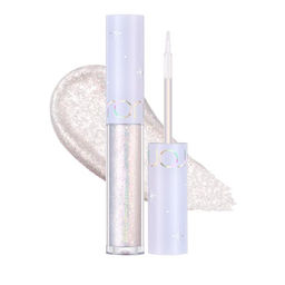 The Universe Liquid Glitter Glitter 05 Lovey Flare - Жидкий глиттер для век (очаровательный розовый с миксом фиолетовых блесток) , 2 г