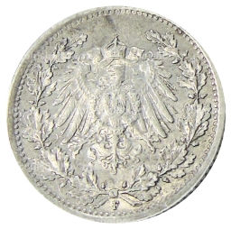 1/2 марки 1916 года F Германия