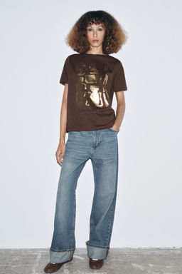 METALLIC SHORT SLEEVE T-SHIRT