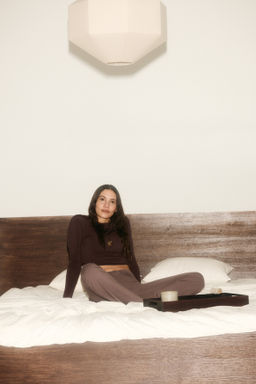 Top de yoga de manga larga con dise?o cropped - H&m фото 11