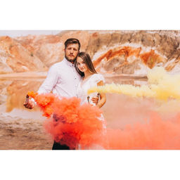 Цена за 5 шт. Цветной дым, заряд 0,8 дюйма, ОПТИ, 60 сек, цена за 1 шт, микс из 5 шт, 15,5 см - Simaland фото 4