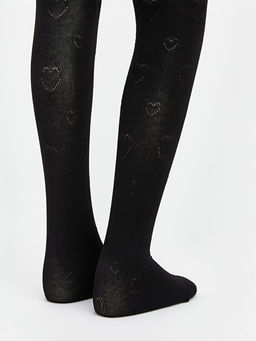 Desenli K?z ?ocuk K?lotlu ?orap 2li