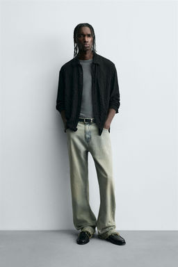 TEXTURED CHECK SHIRT