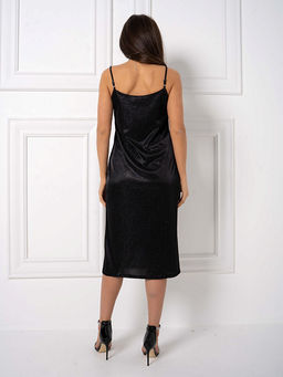 Платье на бретелях Блеск_О200/черный - Ihomelux фото 10