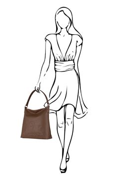 Модель №1201 | кожзам | гладкий | коричневый | Р900-9 | 30657 - L-craft фото 6