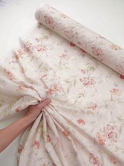 Импорт. хлопок Digital Рассветные мечты цв.св.бежево-персиковый, ш.1.5м, хлопок-100%, 90гр/м.кв - Купава фото 2