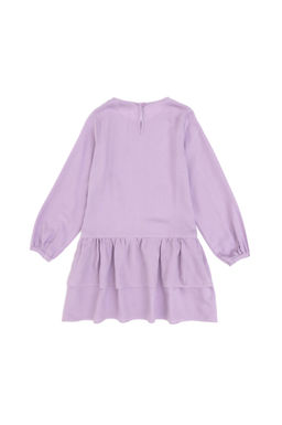 K_z _ocuk Lila Dokuma Elbise - U.s. polo assn фото 3