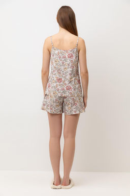 Е 20175/бежевый,античные цветы пижама жен - Very neat фото 5