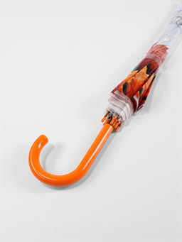 Зонт - трость полуавтоматический Времена года, 8 спиц, R=40/60 см, d=80 см, МИКС