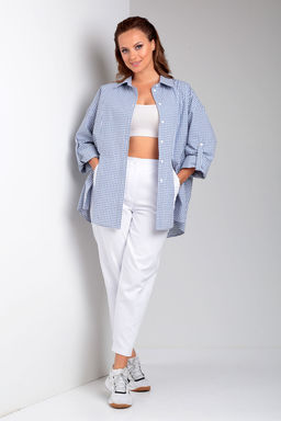 Костюм Liona Style 898 синяя клетка