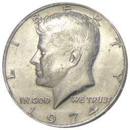 1/2 доллара (50 центов) 1974 года США