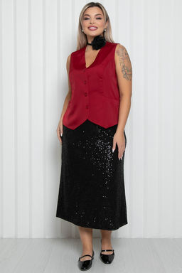 Юбка П-2216/1 Цвет:черный - Леди агата фото 5