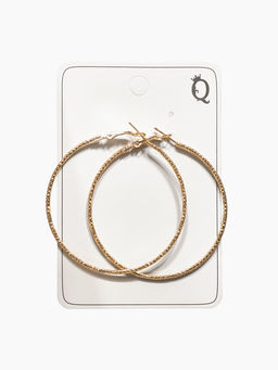 Цена за 2 шт. Серьги-кольца «Рельеф», миксы, d=5.7 см