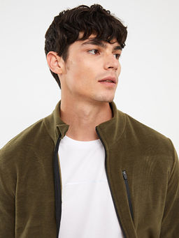 Standart Kal?p Dik Yaka Polar Erkek Spor H?rka