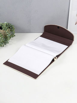 Фотоальбом на 400 фото 10×15 см «Стиль» кожзам, бело-серый, 5×28×34 см