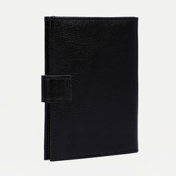 Портмоне на кнопке, 3 в 1, для автодокументов, для паспорта, для купюр, цвет чёрный - Simaland фото 2