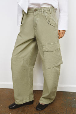 PANTAL?N CARGO ZW COLLECTION / Khaki claro - Zara фото 2