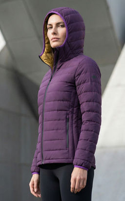 Куртка женская стёганая с капюшоном с графеновой подкладкой черного цвета 9624_1Ch - Valianly фото 52