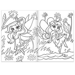 Набор раскрасок для девочек Волшебные рисунки, 4 шт. по 16 стр., формат А4