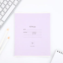 Тетрадь 18 листов в линию Классика, обложка мелованный картон, 5 видов МИКС - Artfox study фото 6