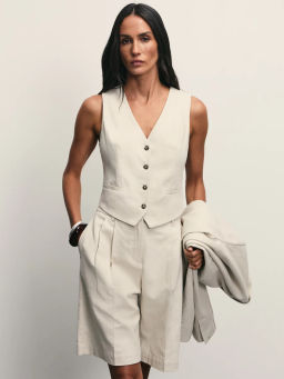 Жилет с содержанием льна / Zarina  фото 8