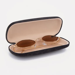 Футляр для очков, хлопушка, длина 16 см, цвет чёрный - Simaland фото 4