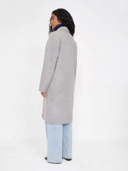 Пальто прямого кроя  R080 - Emka фото 4