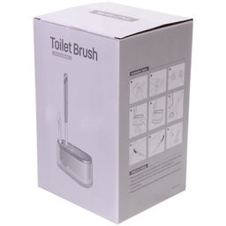 Ерш с креплением на стену "Стиль" 40 см, силиконовая щетка 8626