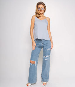 Топ #КТ001 (15)-1, голубой