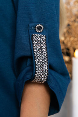 Платье Лайма (синее море) П14900-4М