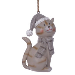 Фигурка декоративная подвесная "Кошка", L5 W4 H9 см, 2в.