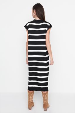 Trendyolmilla Siyah Oversize Midi Elbise TWOSS22EL1076  фото 5