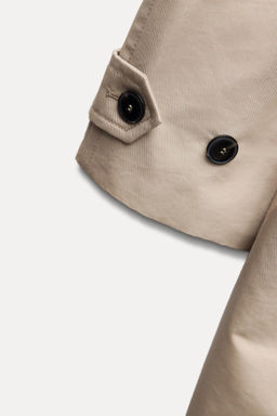 ZW COLLECTION WATER-REPELLENT OVERSIZE TRENCH COAT - Zara фото 17