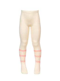 (Omsa) Collant 12P32-2 с рисунком (бантики)