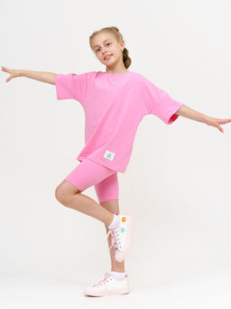 950Д Костюм с велосипедками "Розовый"