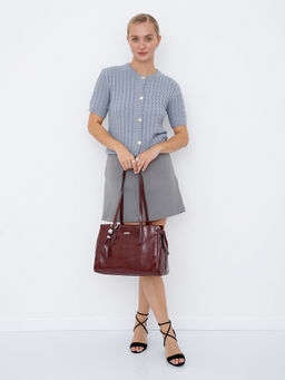 Сумка 51150L wine red Velina Fabbiana-Safenta