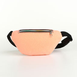 Сумка поясная детская на молнии «Выбражулька», коралловая