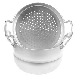 Кастрюля-пароварка алюминиевая 2,5л, д18см, h16,5см, s1,2-1,5мм, съемная сетка, матовая, сферическая форма, 2 металлические ручки, металлическая крышка
(Россия)