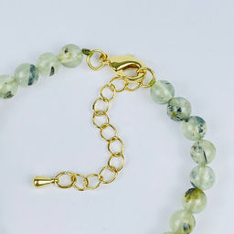 Браслет из Пренита с подвеской - Радуга самоцветов фото 3