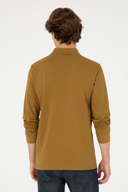 Мужской базовый свитшот светло-хаки - U.s. polo assn фото 5