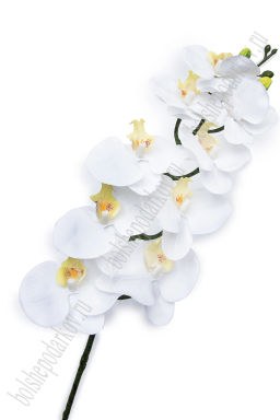 Веточка декоративная Орхидея 93 см (SF-8089) белый