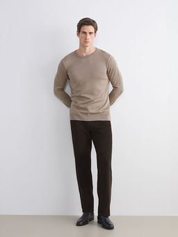 Bisiklet Yaka Erkek Triko Kazak